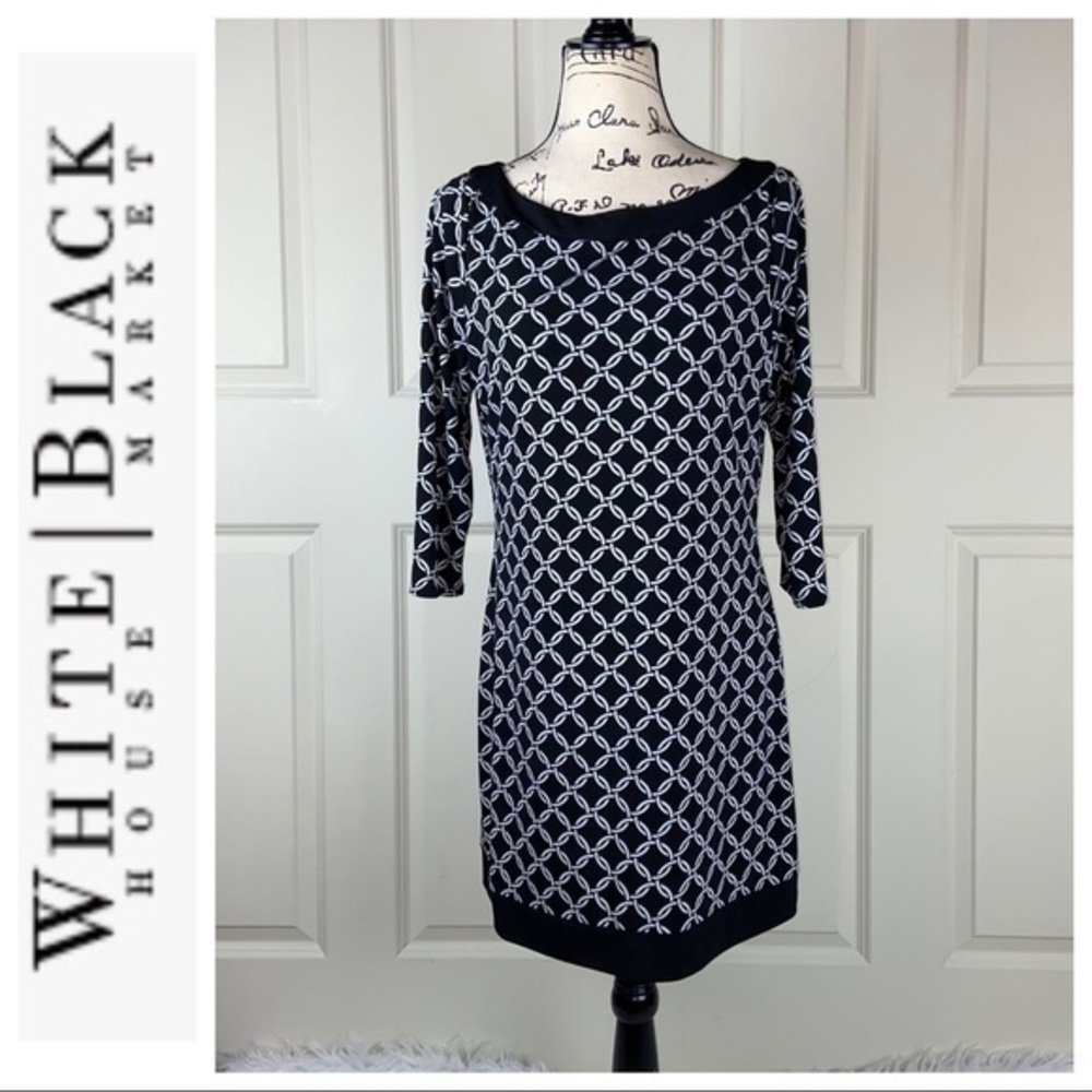 White House Black Market Printed Mini Dress